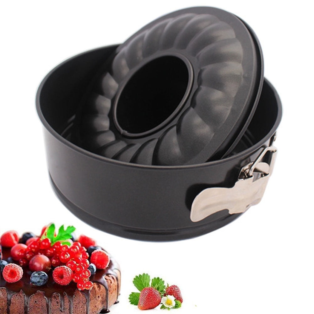 Details about   Stainless Steel 18cm Non Stick Round Springform Cake Tin Perfect for Baking 