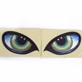 thumbnail image 4 of 2Pcs 3D Stereo Reflective Cat Eyes Car Sticker Creative Rearview Mirror Decal, 4 of 5