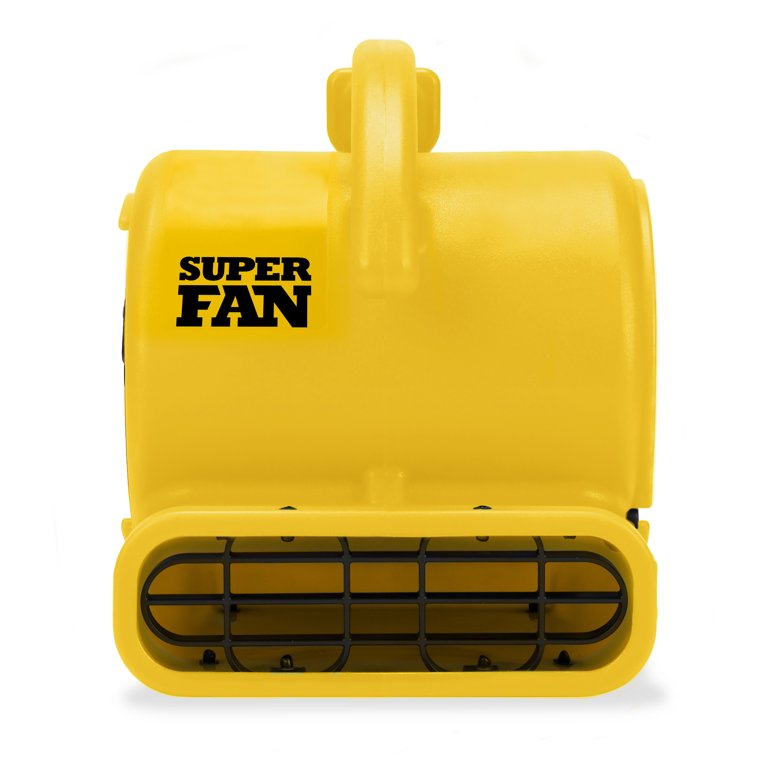 Soleaire Super Fan Home Personal Portable High Velocity Floor Fan, Yellow -  Walmart.com