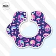 thumbnail image 4 of Hirioo Skull rainbow color for Baby Cotton Petal Bib Drool Bibs for Baby Boy Unisex, 4 of 9