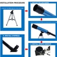 thumbnail image 1 of Dsscvnef Telescope High pour Children F36050 Resolution Entry Gift Monocular Telescope, 1 of 9