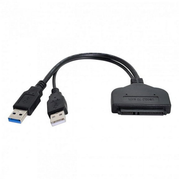 Xiwai Cable USB 3.0 to SATA 22Pin 2.5" Hard Disk driver Adapter with extral USB Power Cable