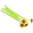 thumbnail image 1 of Floral Sunflower Pens For School And Home Office Supplies Light Green Marking And Writing 5Pcs, 1 of 5