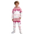 thumbnail image 2 of RMGVDSD Boys Clothes Ice Cream Print Hoodie Pants Set with Pocket Sweatshirts Sweatpants 2Pcs Fashion Sweatsuit Sets Fall Winter Outfits Relaxed Daily Wear, 2 of 5