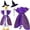 B, variant on Festival Funny Porch Goose Outfits Set Cute Goose Costume Dress Up for Garden Lawn Decor