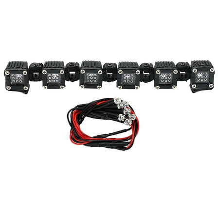 

RC LED Lights Lamps Spare Parts for MN 99S Remote Control Car DIY Vehicles RC car - 6 LED Roof Lights
