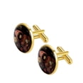 thumbnail image 2 of Bohemian Men Cufflinks Set for Formal Attire, Made of Stainless Steel, Ideal for Business Meetings and Weddings, 2 of 6