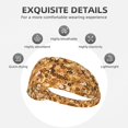 thumbnail image 3 of Gold Glitter lightning F Headbands for Women Men, Workout Elastic Sweat Band for Yoga Running Cycling Gym Exercise Non Slip Head Bands for Women's Hair, 3 of 5