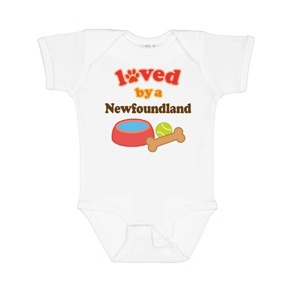 Inktastic Newfoundland Dog Lover Boys or Girls Baby Bodysuit