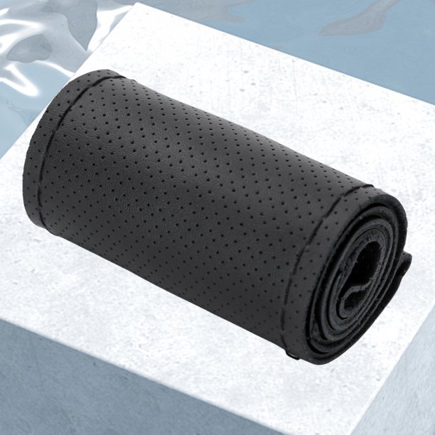 Cubierta trenzada antideslizante de 38 cm, protección antideslizante para el volante, piezas interiores del coche