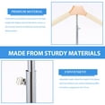 thumbnail image 3 of HEANUJJ Metal Clothes Display Rack Adjustable T Shirt Hanger Stand, 3 of 8