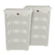 thumbnail image 1 of Kit 2 Cestos de Plástico La Ardilla Con Tapa para Ropa Tipo Rattan (Blanco), 1 of 4