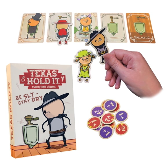 Card Game Joking Hazard Texas Hold It Wild West Bathroom