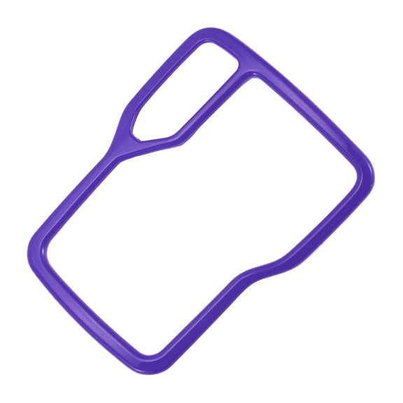 Unique Bargains 1 Pc Center Console Gear Shift Frame Cover Trim for Jeep Wrangler JL JLU 18-24 for Jeep Gladiator JT 2 Door 4 Door Gear Shift Panel Decor Cover Sticker ABS Purple