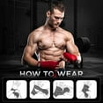 thumbnail image 7 of WYOX Boxing Hand Wraps 180-Inch – Elastic Bandage Wraps, Bandages, Boxing Gloves, Sports Wrap & Support Gear Pro (Maroon), 7 of 7