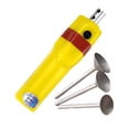thumbnail image 3 of Siruishop Electric Billiards Cue Tip Shaper Tool Professional Yellow Automatic Grinder 3Pcs S M L, 3 of 8
