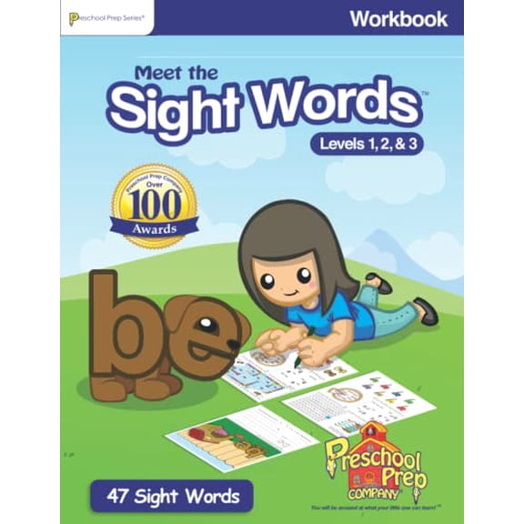 Pre-Owned Preschool Prep Company Meet The Sight Words Workbook, 9781935610410, 1935610414, Paperback, 1st edition