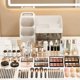 thumbnail image 2 of Organizador de maquillaje Asdbko de gran capacidad, soporte blanco para brochas, 2 of 7