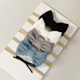 thumbnail image 1 of 5 unids/set de diadema de lazo para bebé, diademas de nailon, bandas de pelo de algodón para niños y niñas, diadema suave, accesorios para el cabello para recién nacidos, niño pequeño Tan Jianjun unisex, 1 of 2