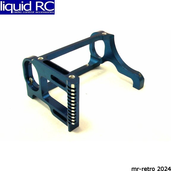 GPM Racing LC1206 Associated 12l Blue Aluminum One Piece Motor Pod