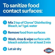 Clorox Disinfecting Bleach, Regular, 2 Pack - 121 Ounce Bottles