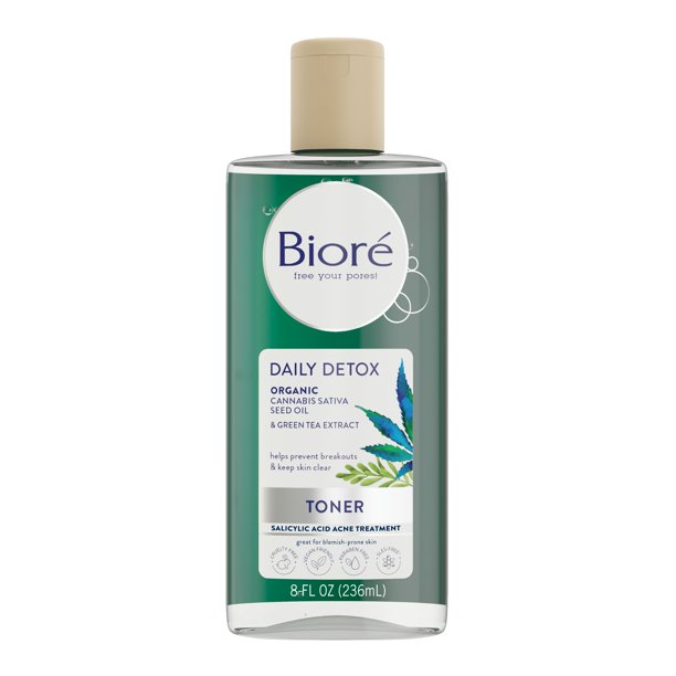 Biore Organic Cannabis Sativa Seed Oil & Green Tea Extract Facial Toner