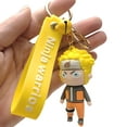 thumbnail image 3 of Ninja Warrior Angry Naruto Rubber Keychains - Anime Key Rings with Long Ribbon, 3 of 7