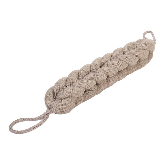 Visland Back Bath Sponge Stretchable Skin-friendly PE Exfoliating Loofah Back Scrubber for Bathroom