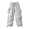 thumbnail image 5 of Womens Cargo Pants Lightweight Baggy Hiking Parachute Pant with Pockets Workout Athletic Casual Trouser Outdoor 2026, 5 of 5