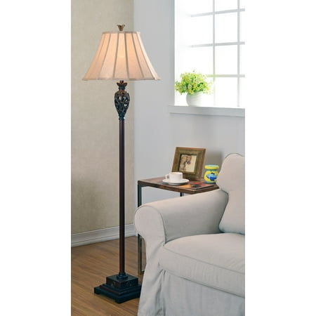 3-way Floor Lamp Bronze/White - Kenroy Home