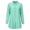thumbnail image 6 of Summer Tops, Shirts for Women, Trendy Women Long Sleeve Blouse Polka Dot Shirt Top Elegant Casual Women Shirts for All Occasions, 6 of 7