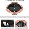 thumbnail image 3 of 22 Inch Oversized Travel Bag Lightweight Canvas Weekender Duffel with Multi Pockets, Animal Print, 3 of 5
