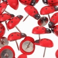 thumbnail image 3 of OULII 50 Pcs Punaises Délicates Rouges Multi-Fonctions pour Usage Quotidien et Fournitures de Carte, 3 of 8
