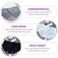 thumbnail image 3 of TABLETREANDS 5Ud Calzones Triangulares Negros Para Mujer En Confortable Y Resistente, 3 of 8