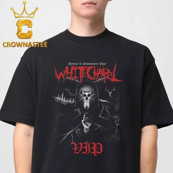RARE Whitechapel Hymns In Dissonance Tour 2025 T-Shirt
