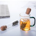 thumbnail image 2 of ENJOYW Tea Strainer Heat-resistant Cold Resistant High Borosilicate Glass Equal Gap Transparent Glass Tea Tube for Daily Use Tea S, 2 of 7