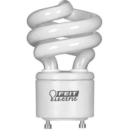 Feit Electric BPESL13T/GU24/2 Non-Dimmable Compact Fluorescent Light, 13 W, Spiral Lamp, GU24 Twist