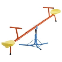 VEVOR Kids Seesaw, 100 lbs Load Capacity per Seat, Sit and Spin Teeter Totter with 3-prong Support Legs, Kids Outdoor Playground Equipment, Swiveling 360 Degrees Rotating for Children Aged 3