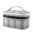 thumbnail image 1 of Naiovety Bolsa de almacenamiento Bolsas simples Zip Sólido Ligero Paquete portátil Cosméticos Pastas de dientes Cepillo de dientes Negocios Almacenamiento y organización del hogar Blanco, 1 of 6