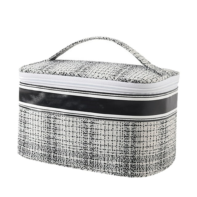 Injueey Bolsa Bolsas de almacenamiento Simple Sólido Multifuncional Ligero Paquete portátil Pastas de Cepillo de para viajar Almacenamiento y organización del hogar Blanco