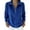 Blue #16, variant on Women's Sweatshirts with Quarter Zipper 1/4 Zip Long Sleeve Loose Fit Pullover Sweaters Green S