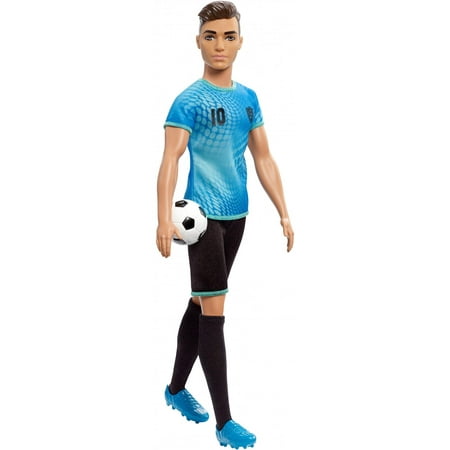 Barbie Ken Careers Soccer Player Doll with Soccer