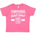 thumbnail image 3 of Inktastic Pennsylvania Awesome Since 1787 Boys or Girls Toddler T-Shirt, 3 of 5