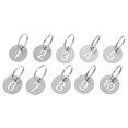 thumbnail image 3 of Miangastore 10pcs Number Key Tags Stainless Steel Numbered Tags Number Id Tags Round Metal Key Tags With Rings Coat Check Tags Identifiers Key Label For House Lockers Dormitory Keys, 3 of 9