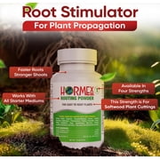 Hormex Rooting Hormone Powder #1 (0.10% IBA) for Delicate Houseplants, Succulents & Herbs - Gentle Root Stimulator for Softwood Plant Cuttings, Cloning, Propagation