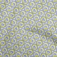thumbnail image 1 of oneOone Velvet Grayish Blue Fabric Asian Block Sewing Craft Projects Fabric Prints By Yard 58 Inch Wide, 1 of 4