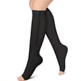 thumbnail image 4 of Calcetines De Compresión Sin Dedos Unisex, Calcetines De Rodilla Con Cremallera Lateral, Calcetines Para Prevención De Venas Varicosas, 4 of 4