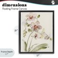 thumbnail image 4 of Stupell Industries Traditional Gentle Pink Orchid in Bloom Black Floating Frame Canvas Art, 17 x 21, by Victoria Barnes, 4 of 8