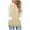 Beige Sweatshirt, variant on Htigea Long Sleeve Hoodies for Women Casual Loose Fit Tunic Tops Trendy Color Block Hooded Sweatshirts with Pockets Beige S