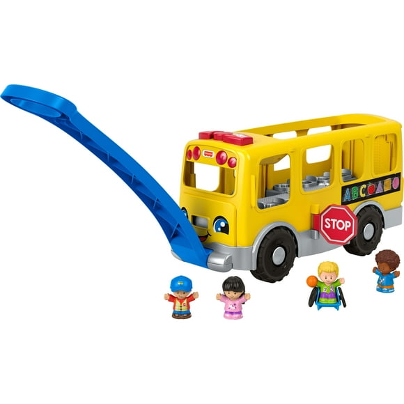 Fisher-Price Little People Big Yellow School Bus Musical Learning Toy for Toddlers & Kids 1-5 Years Old